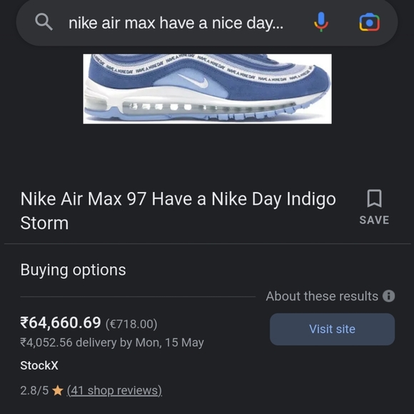 Nike Air Max 97 "Have A Nike Day" Indigo - Picture 14 of 14